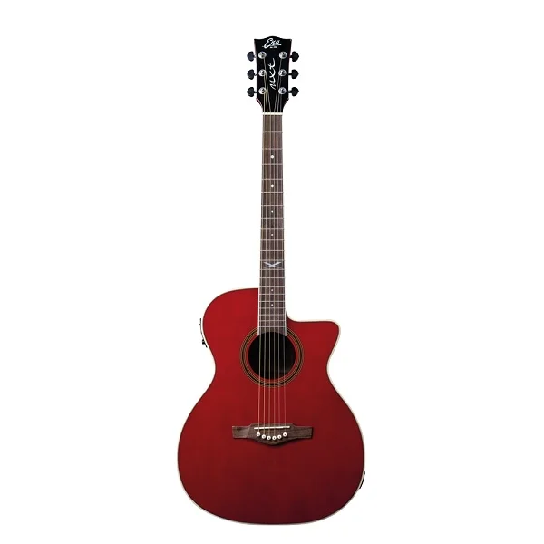 EKO Professional SEE THROUGH Electric-Acoustic Guitar, RED, NXT-A100CE-RED