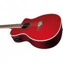 EKO Professional SEE THROUGH Electric-Acoustic Guitar, RED, NXT-A100CE-RED