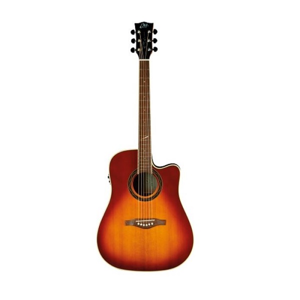 EKO Professional Vintage Burst Acoustic Guitar - ONE-D-CW-EQVB