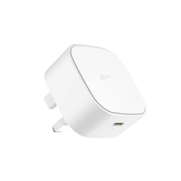 Aukey 20W Single Port PD Charger, White - PA-Y25 WH