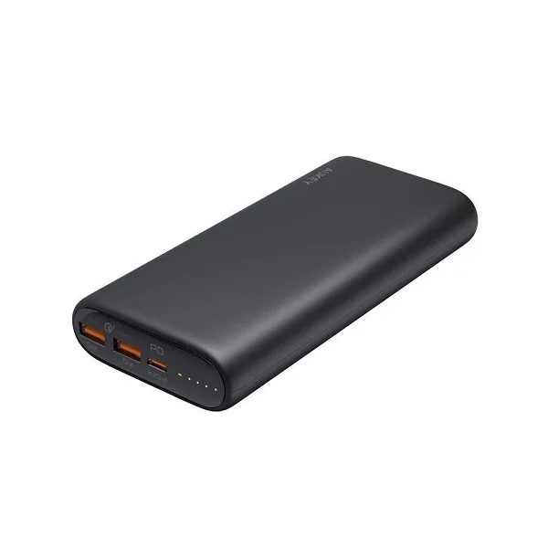 Aukey 20000mAh 3-Port Power Bank with 45W PD, Black  - PB-Y35 BK