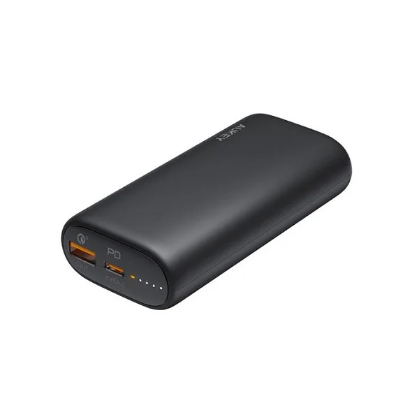 Aukey 10000mAh Sprint Go MiniPower Bank with 18W PD, Black - PB-Y36 BK