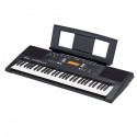 Yamaha 61-Key Musical Keyboard with Adapter, Black - PSR-A350