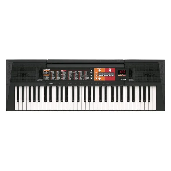Yamaha 61-Key Portable Keyboard with Adapter, Black - PSR-F51