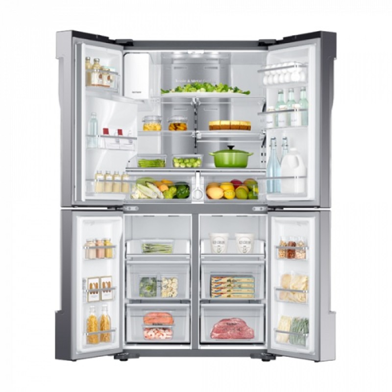 تسوق Samsung Four Door Refrigerator, 560Ltr, Silver - RF56N9040SL في ...