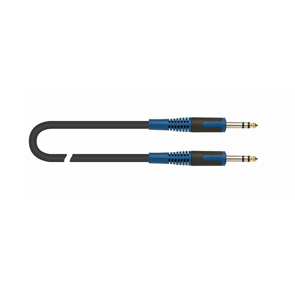 QUIK LOK High Quality Jack Stereo/Jack Stereo Instrument Cable, 1 m - RKSI/202-1