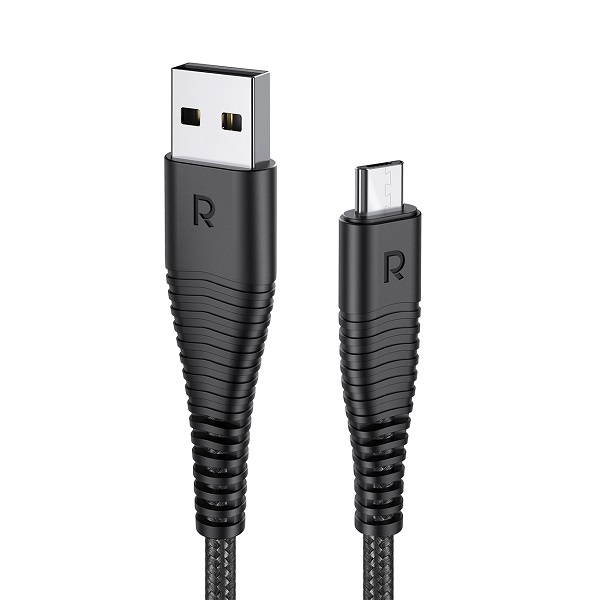 RAVPower USB-A to Micro USB Cable 1m, Black - RP-CB048