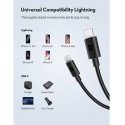 RAVPower Type-C to Lightning Cable 1m, Black - RP-CB062