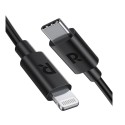 RAVPower Type-C to Lightning Cable 1m, Black - RP-CB062