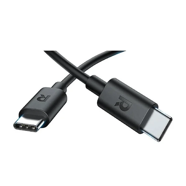 RAVPower Sync & Charge Type-C to Type-C Cable 2m, Black - RP-CB068