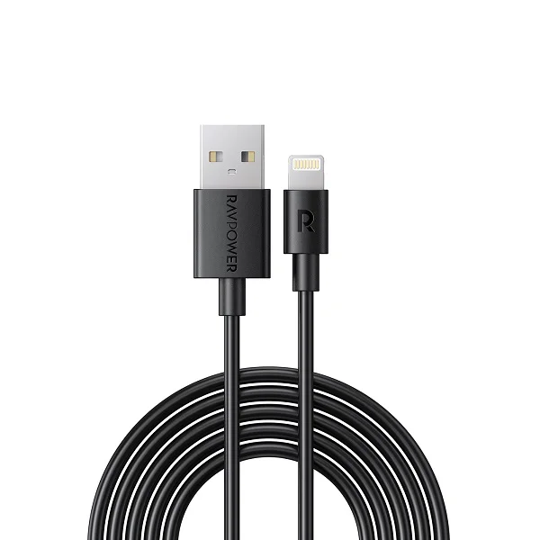 RAVPower USBA-Lightning Cable 1m, Black - RP-CB1014