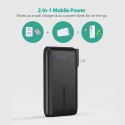 RAVPower Prime 10,000mAh 2-in-1 Power Bank and Wall Charger, Black - RP-PB066