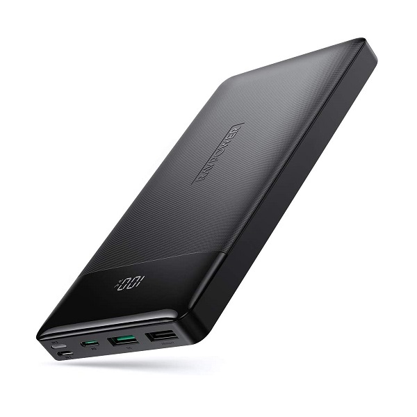 RAVPower PD Pioneer 20000mAh 18W Power Bank, Black - RP-PB172