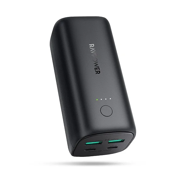 RavPower 20000mAh Li-Po PD Pioneer, Black - RP-PB208