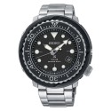 Seiko Black Dial Stainless Steel Analog Watch for Men - SNE497P1