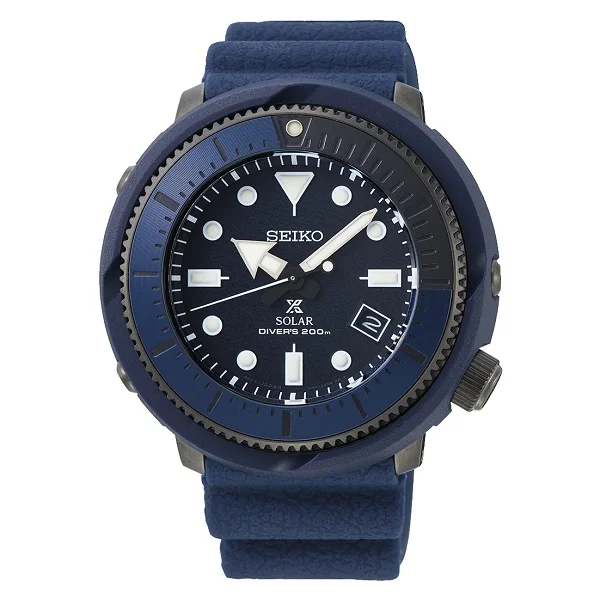 Seiko Prospex Blue Silicone Band Analog Watch for Men - SNE533P1