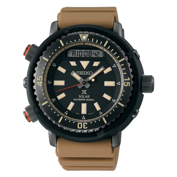 Seiko Prospex Silicone Band Analog-Digital Watch for Men - SNJ029P1