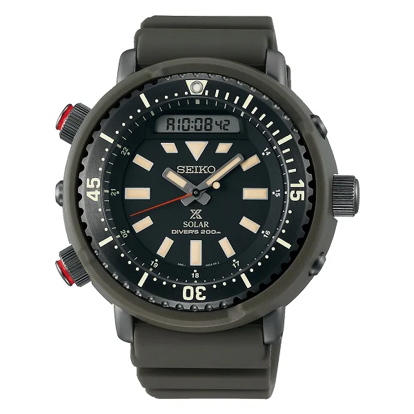 Seiko Prospex Silicone Band Analog Watch for Men - SNJ031P1