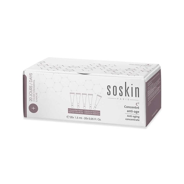 SOSKIN Anti-Ageing Concentrate Ampoules Pack, 20×1.5ml