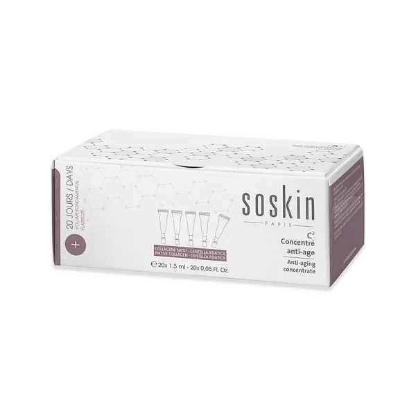 SOSKIN Anti-Ageing Concentrate Ampoules Pack, 20&times;1.5ml