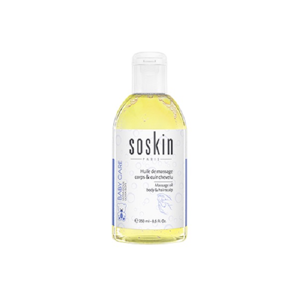 SOSKIN Baby Oil for Body & Hair Scalp, 250ml