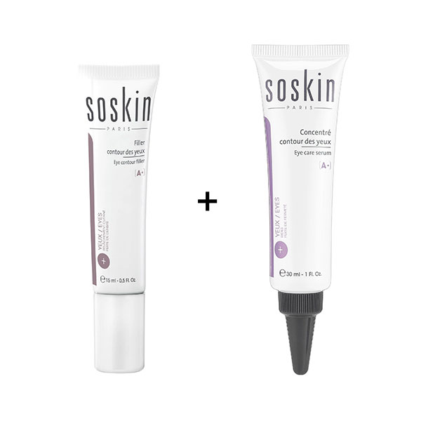 SOSKIN Eye Contour Filler, 15ml + Eye Care Serum, 30ml Bundle - SOSKIN-BUNDLE1