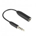 Saramonic 3.5mm TRS Microphone Adapter Cable to TRRS for Smartphone - SR-UC201