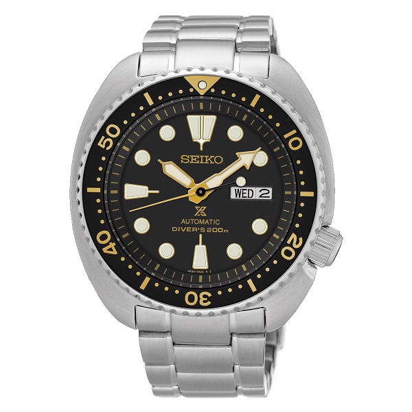 Seiko Prospex Stainless Steel Black Dial Analog Watch for Men - SRP775