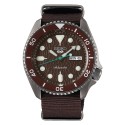 Seiko 5 Sports Brown Nylon Band Analog Watch for Men - SRPD85K1