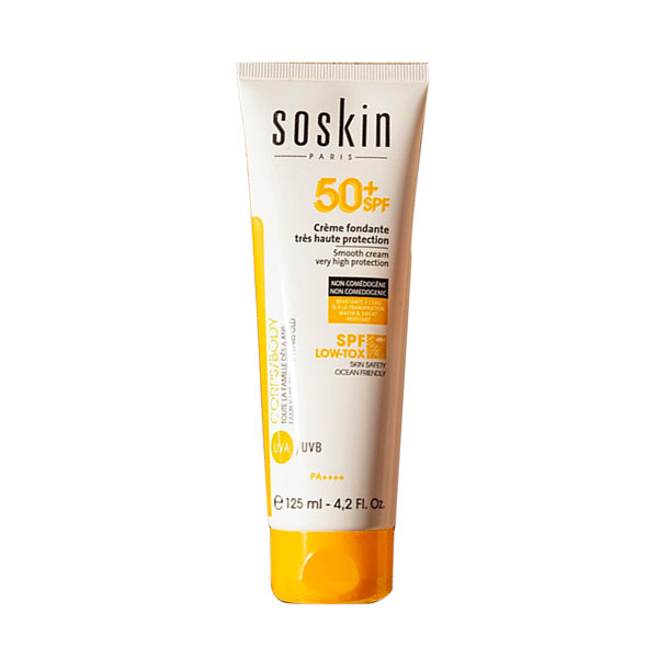 SOSKIN Sun Smooth Cream for Children & Adults  SPF-50+, 125ml