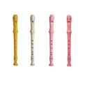SWAN Soprano Recorder, 8-Hole Plastic Flute with Cleaning Rod For Beginners, Fuchsia - SW-8KT-FUCHSIA