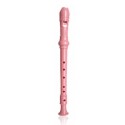 SWAN Soprano Recorder, 8-Hole Plastic Flute with Cleaning Rod For Beginners, Pink - SW-8KT-PINK