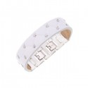 THIERRY MUGLER White Leather Bracelet for Women - T51116W