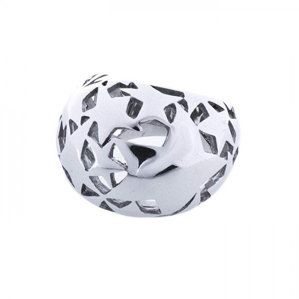 THIERRY MUGLER Metal Stainless Steel Ring for Women, Silver - T21094