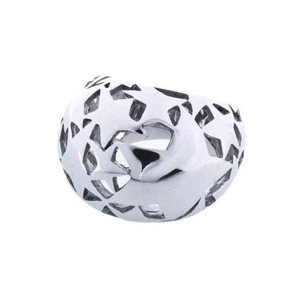 THIERRY MUGLER Metal Stainless Steel Ring for Women, Silver - T21094