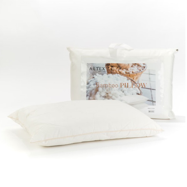 Artex Cotton With Natural Bamboo Filling Pillow - TU07003