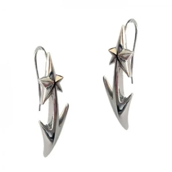 THIERRY MUGLER Metal Steel Earrings for Women - T31069