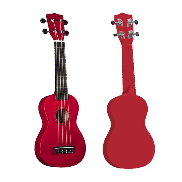 ARTLAND 21" Ukulele Guitar, Red - UKS200-R