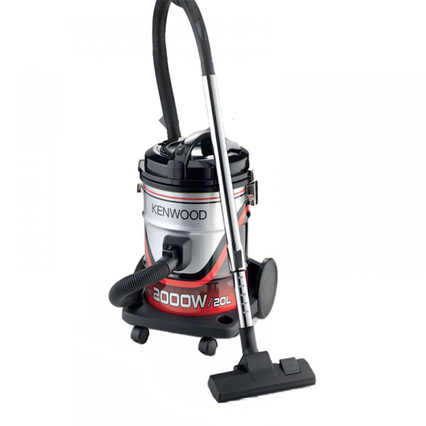 Kenwood 20L Capacity Drum Vacuum Cleaner, 2000Watts - VDM40.000BR