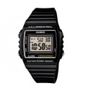 Casio Kid's Black Resin Watch - W-215H-1AVDF