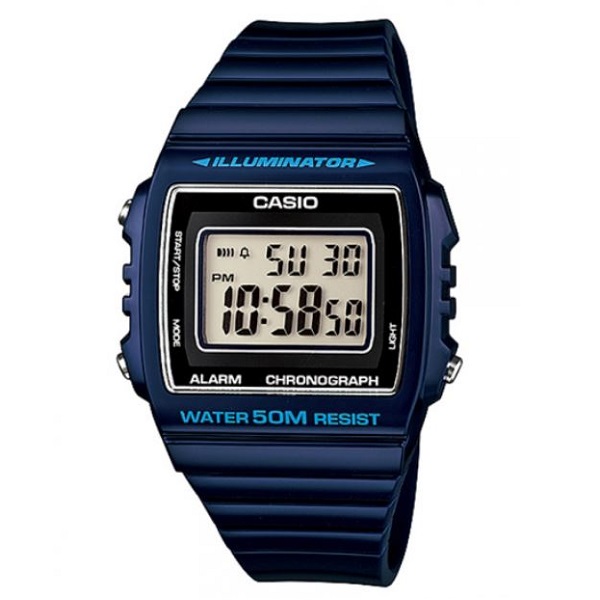 Casio Illuminator Digital Watch for Unisex - W-215H-2AVDF