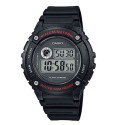 Casio Unisex Illuminator Black Watch - W-216H-1AVDF