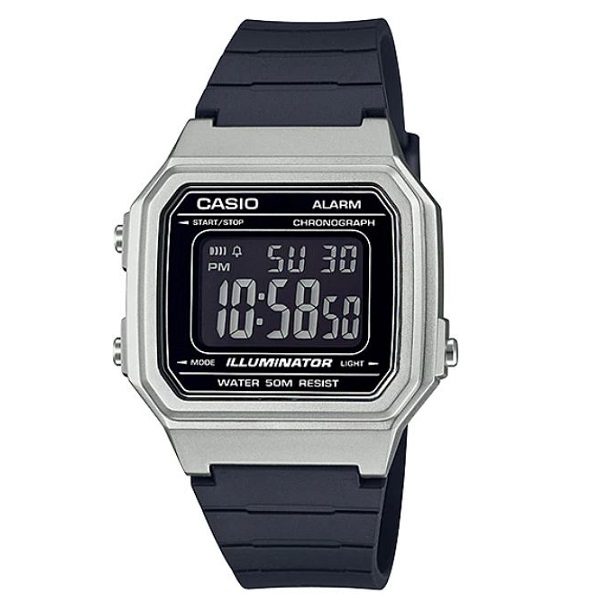 Casio Youth Series Digital Black Dial Unisex Watch - W-217HM-7BVDF