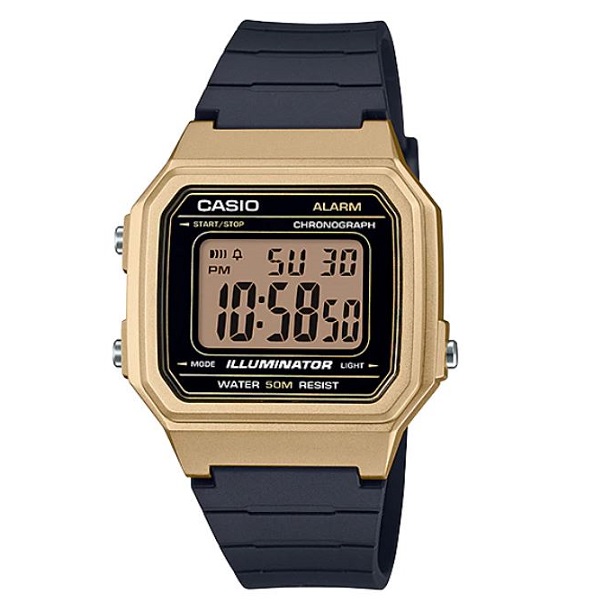 Casio Youth Series Digital Black Dial Unisex Watch - W-217HM-9AVDF