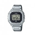Casio Digital Stainless Steel Band Watch for Men - W-218HD-1AVDF