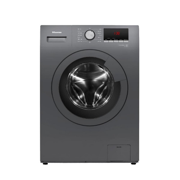 Hisense 8KG Front Load Washing Machine, Silver - WFHV8012T