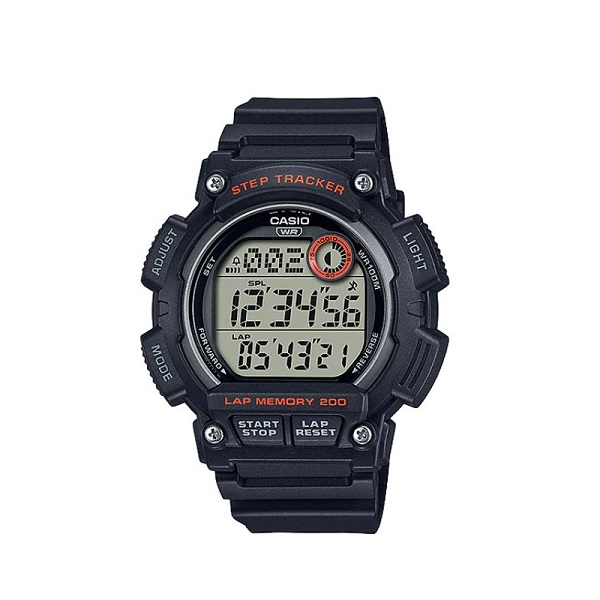 Casio Youth Series Digital Black Band Watch for Men - WS-2100H-1AVDF