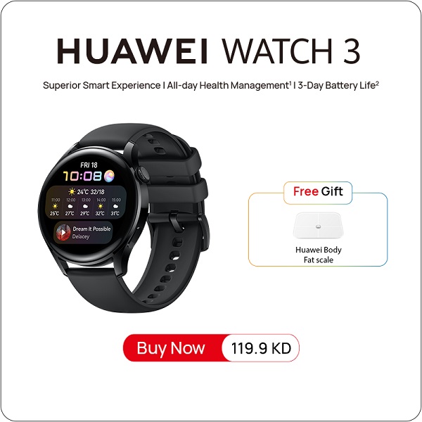 Huawei Smart Watch 3, Black