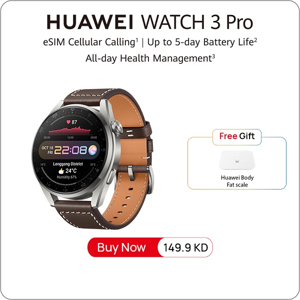 Huawei Smart Watch 3 Pro, Gray Brown