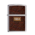 Zippo 1951 Vintage Leather Design Lighter - ZP200-008592